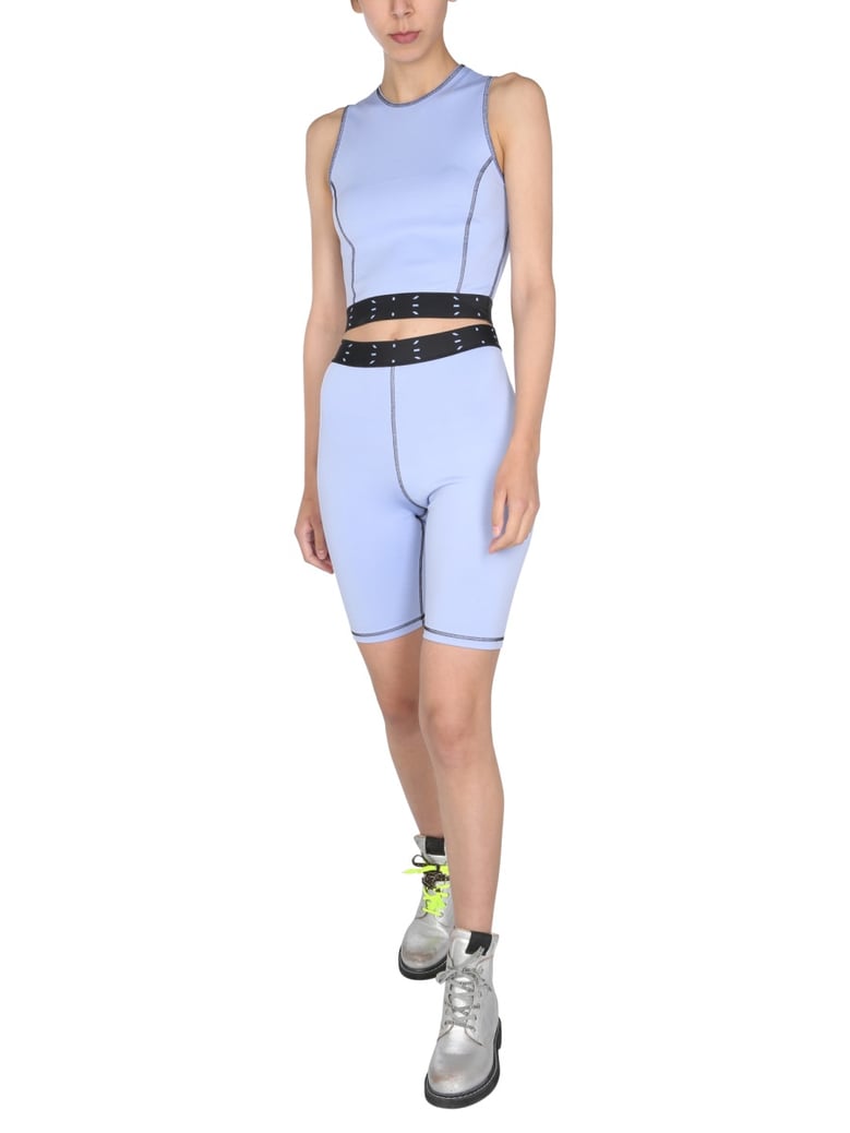 sporty lilac top by Selfnex