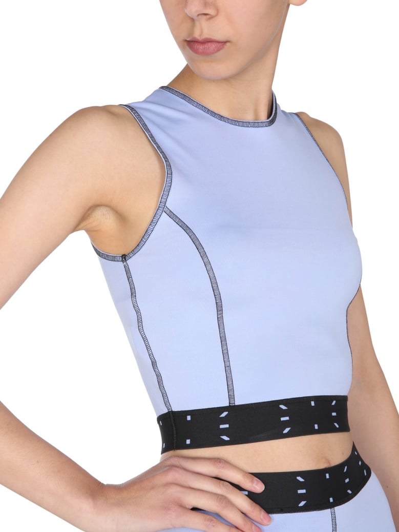 sporty lilac top by Selfnex