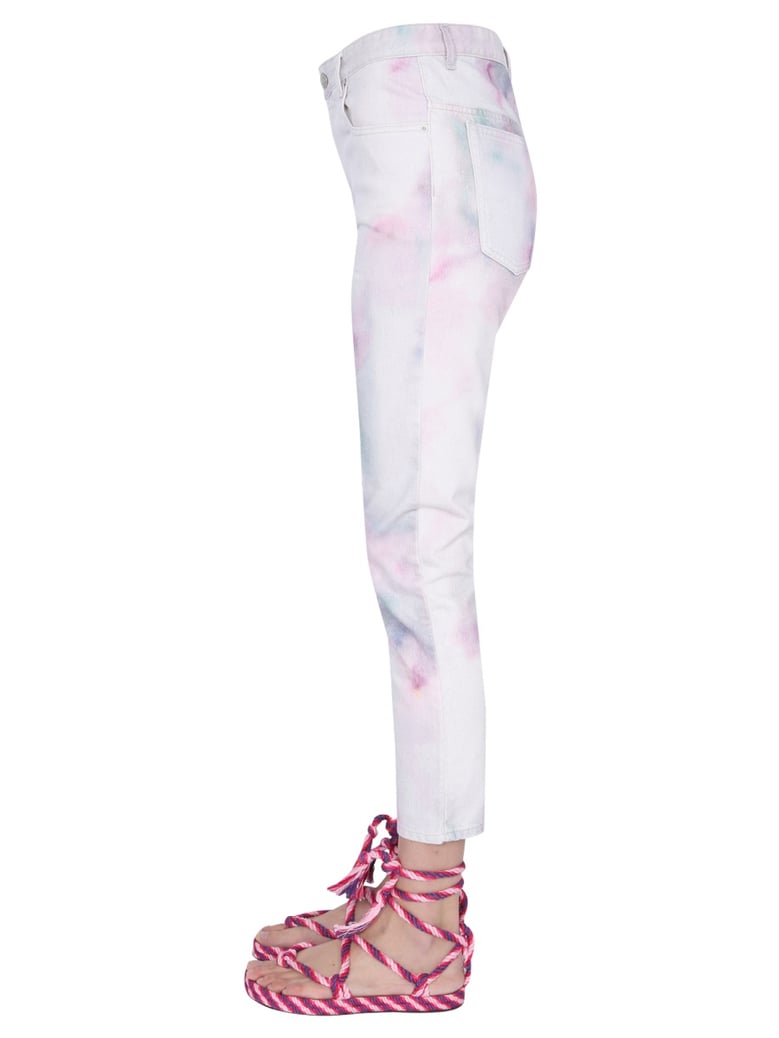 wool printed jeans by Selfnex
