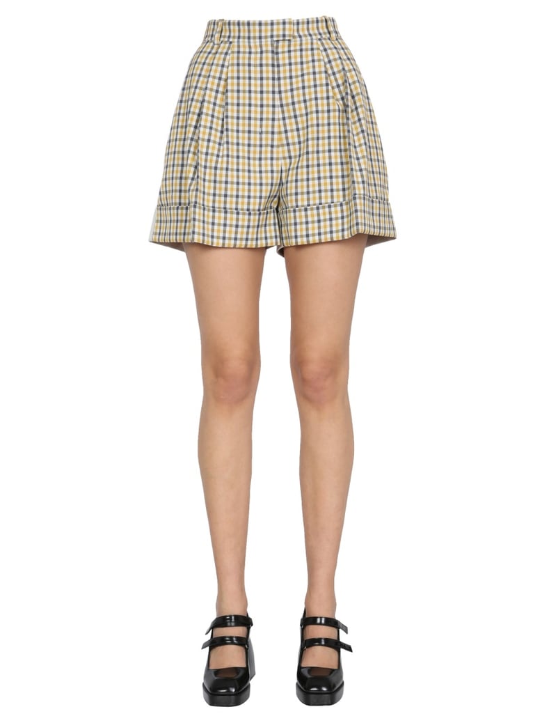 nomade brown shorts by Selfnex