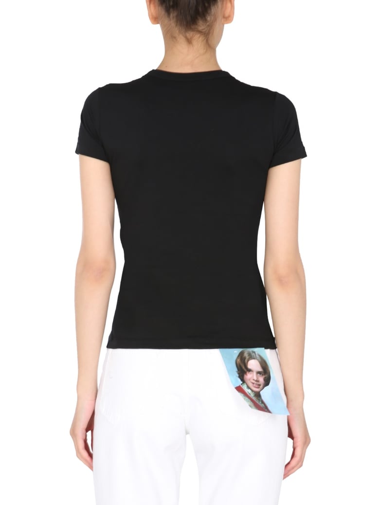 crew neck t-shirt with front print by Selfnex