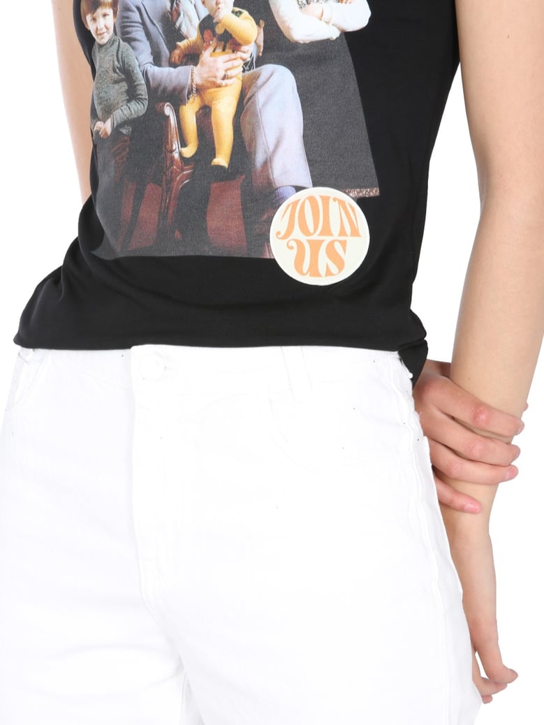 crew neck t-shirt with front print by Selfnex