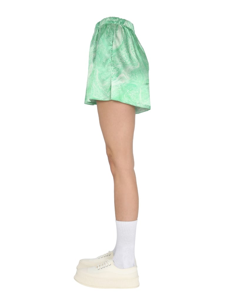 marble effect shorts by Selfnex