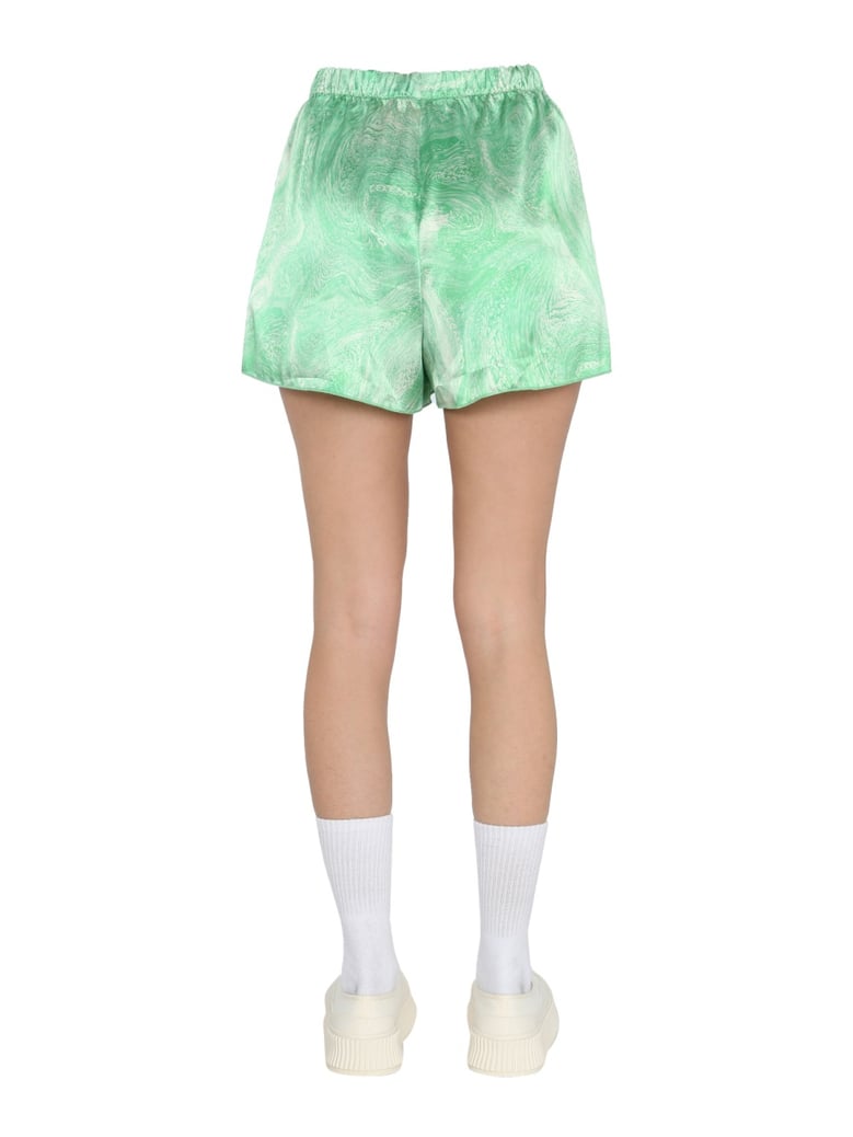 marble effect shorts by Selfnex