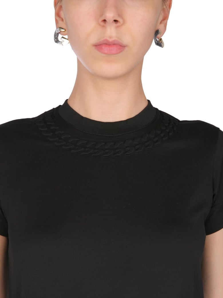 t-shirt with chain motif by Selfnex