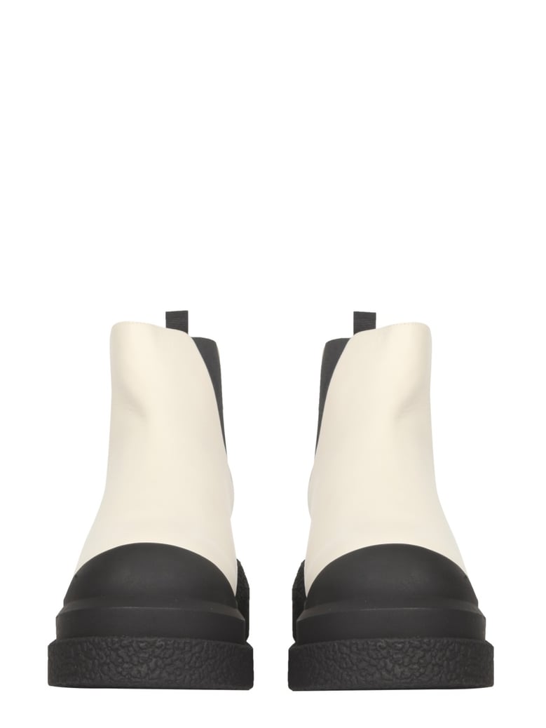 charli boots in beige leather by Selfnex