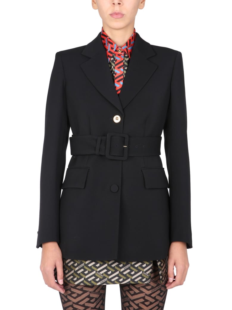 jacket with medusa button by Selfnex