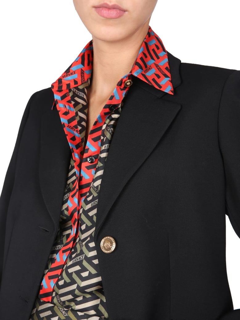 jacket with medusa button by Selfnex