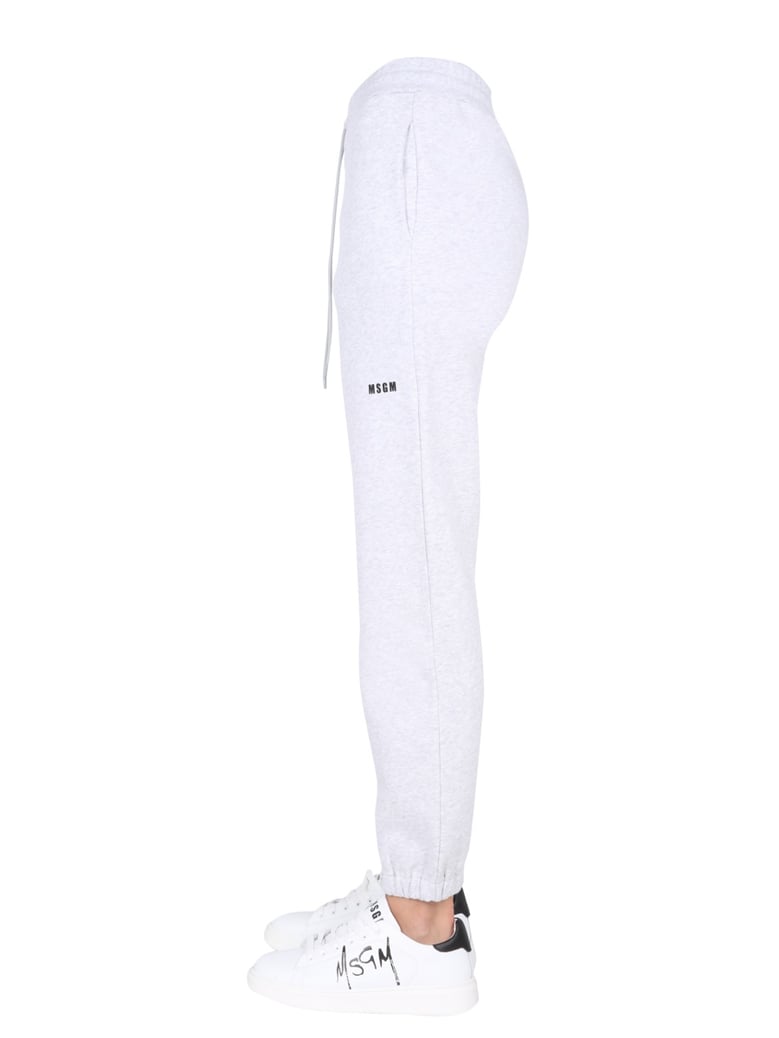 jogging pants with logo print by Selfnex
