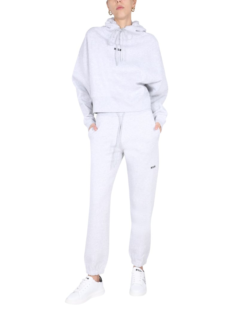 jogging pants with logo print by Selfnex