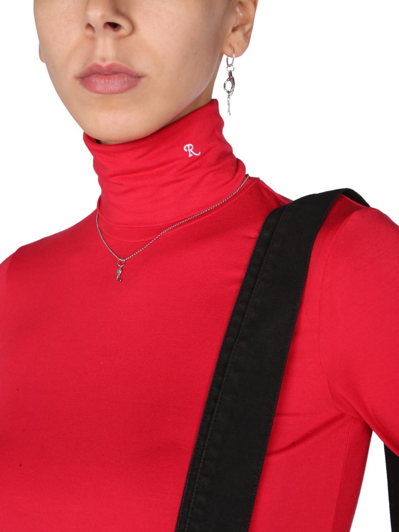 turtleneck sweater with embroidered detail by Selfnex