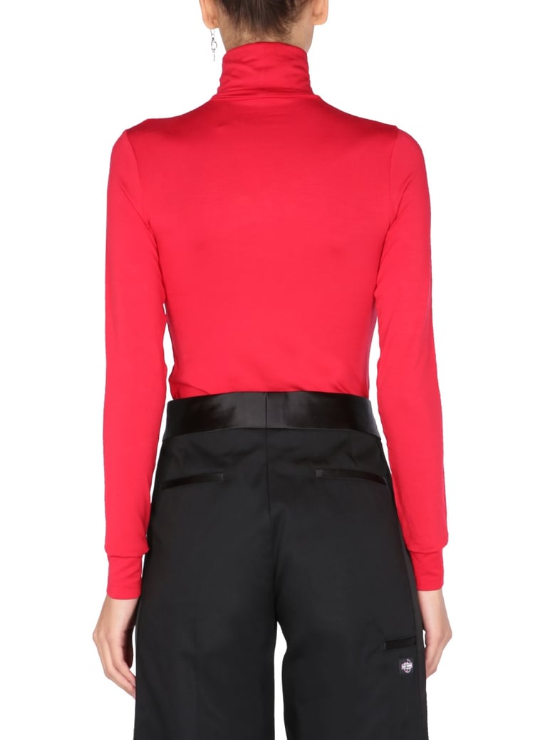 turtleneck sweater with embroidered detail by Selfnex