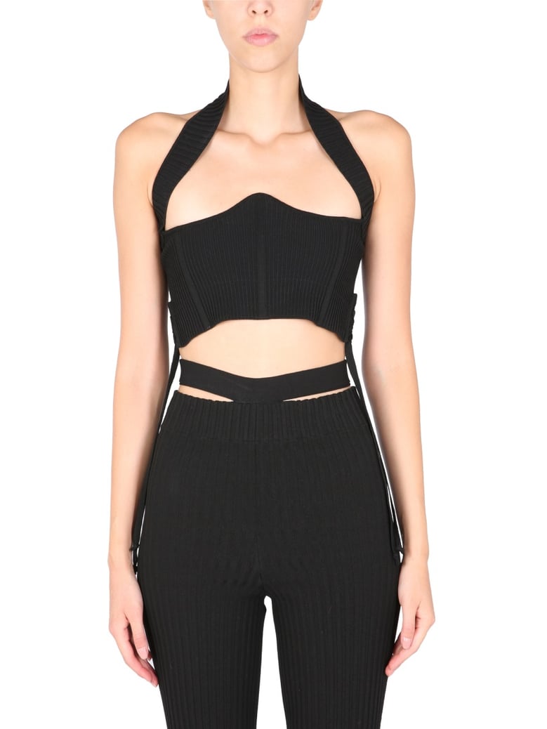 ribbed bustier by Selfnex