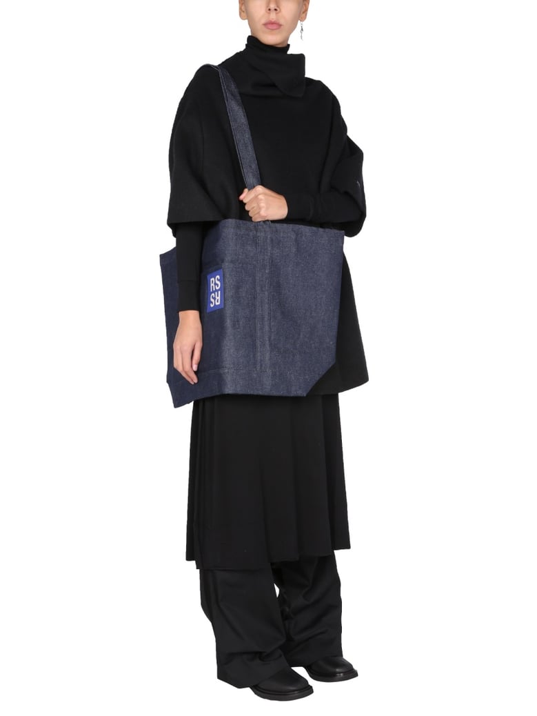 wool blend dress with draped neck by Selfnex