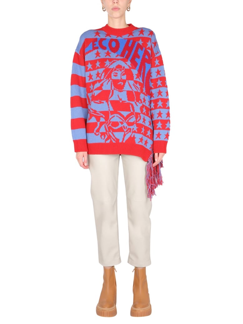 crew neck sweater by Selfnex
