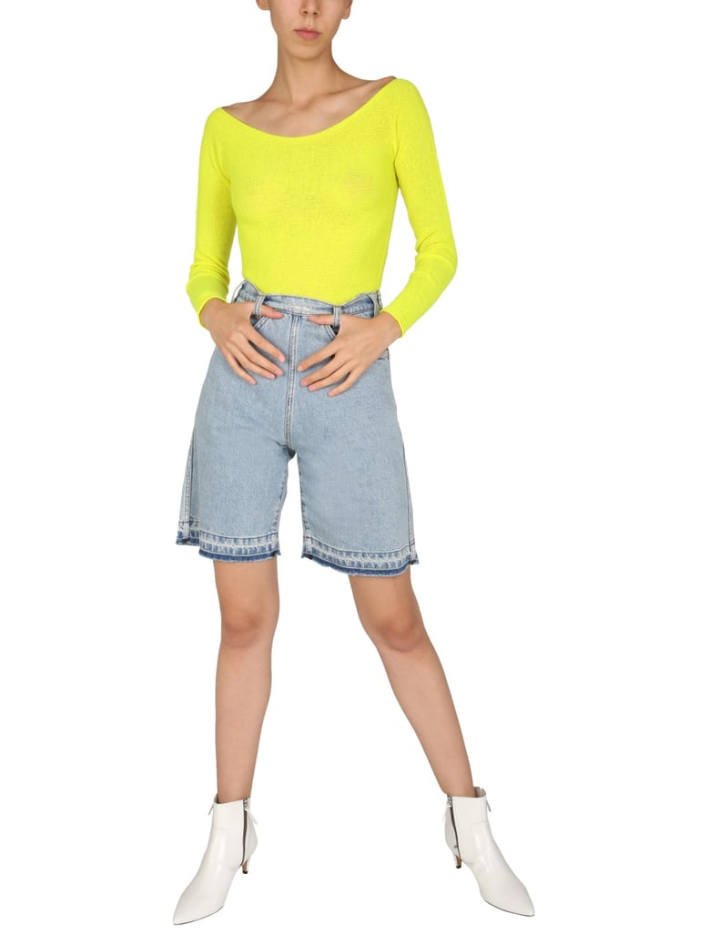 denim bermuda by Selfnex