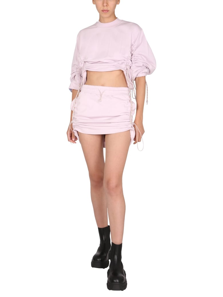 drawcord skirt by Selfnex