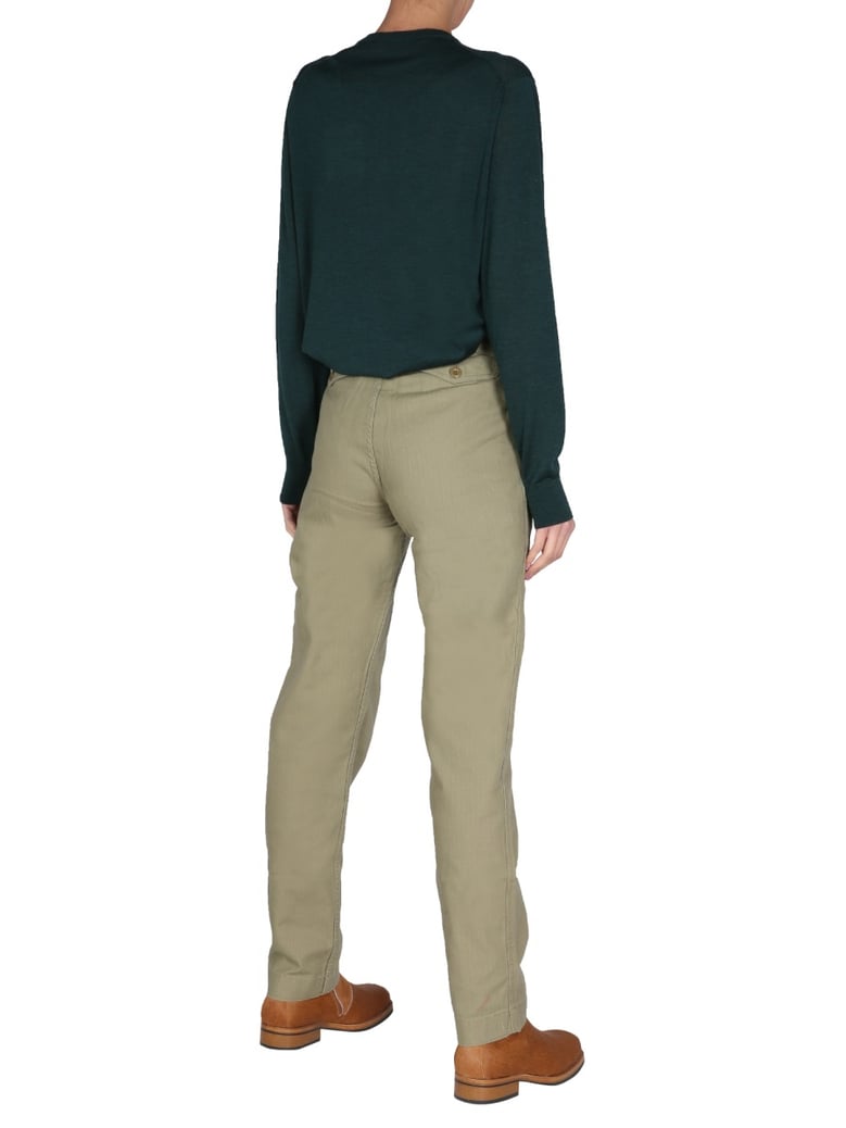 regular fit jeans in military green by Selfnex