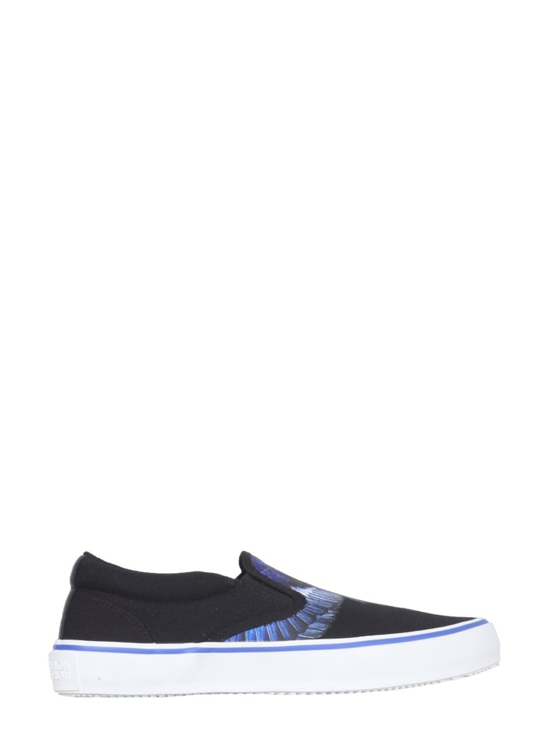 vulcanized slip-ons in black by Selfnex
