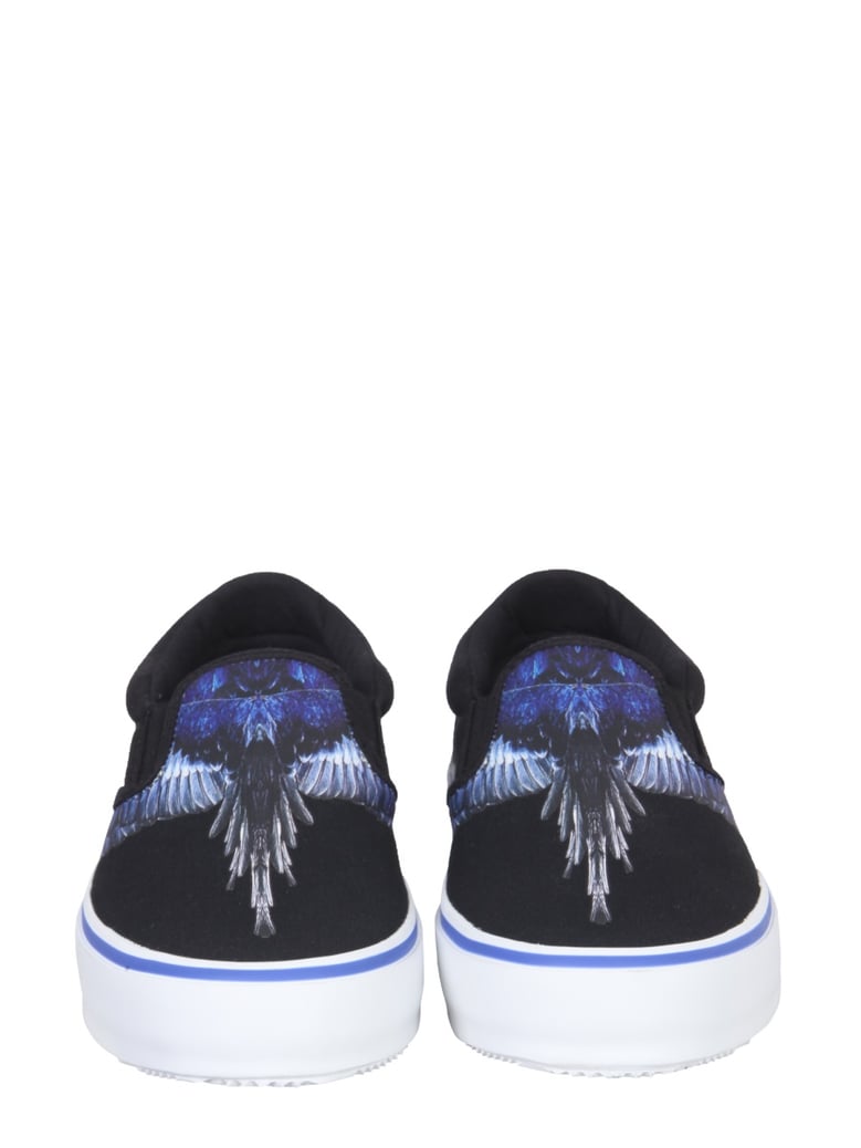vulcanized slip-ons in black by Selfnex