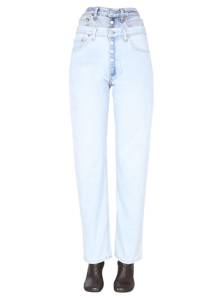 double waisted jeans by Selfnex