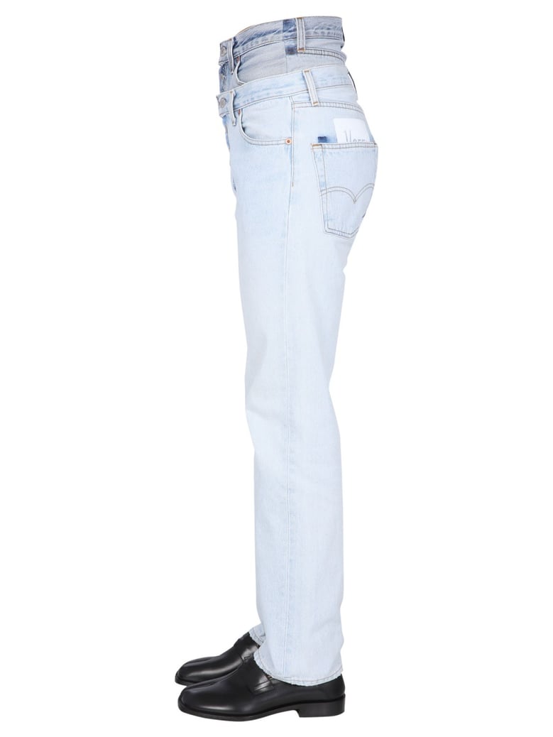 double waisted jeans by Selfnex