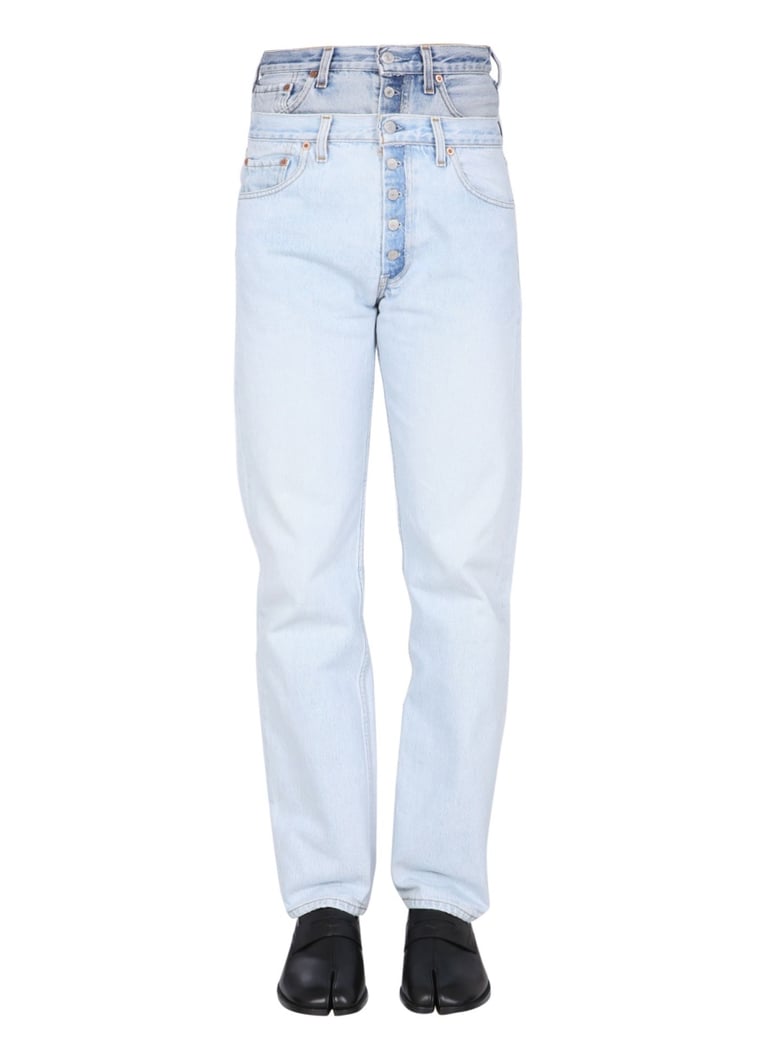 double waisted jeans by Selfnex
