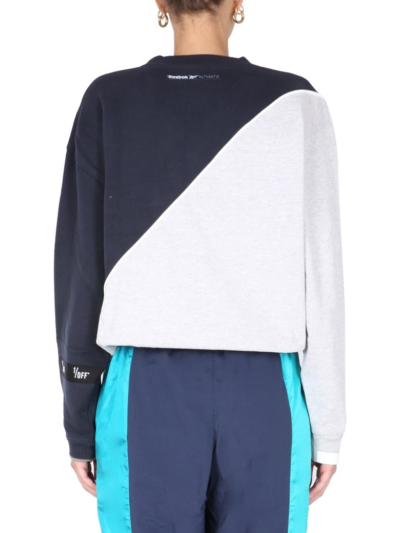crew neck sweatshirt in multicolour by Selfnex