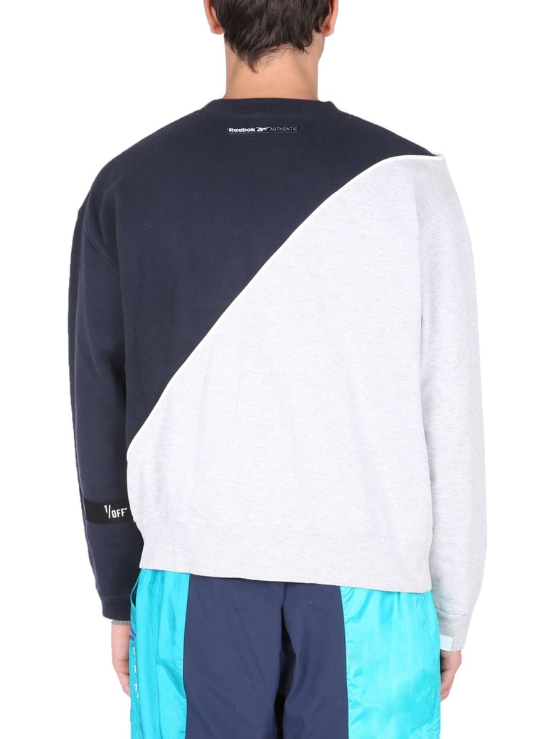 crew neck sweatshirt in multicolour by Selfnex