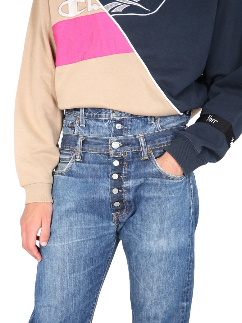 crew neck sweatshirt in multicolour by Selfnex