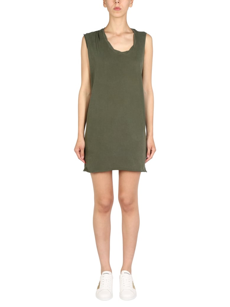 mini round neckline dress by Selfnex