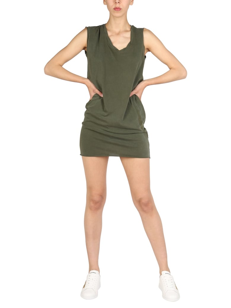 mini round neckline dress by Selfnex