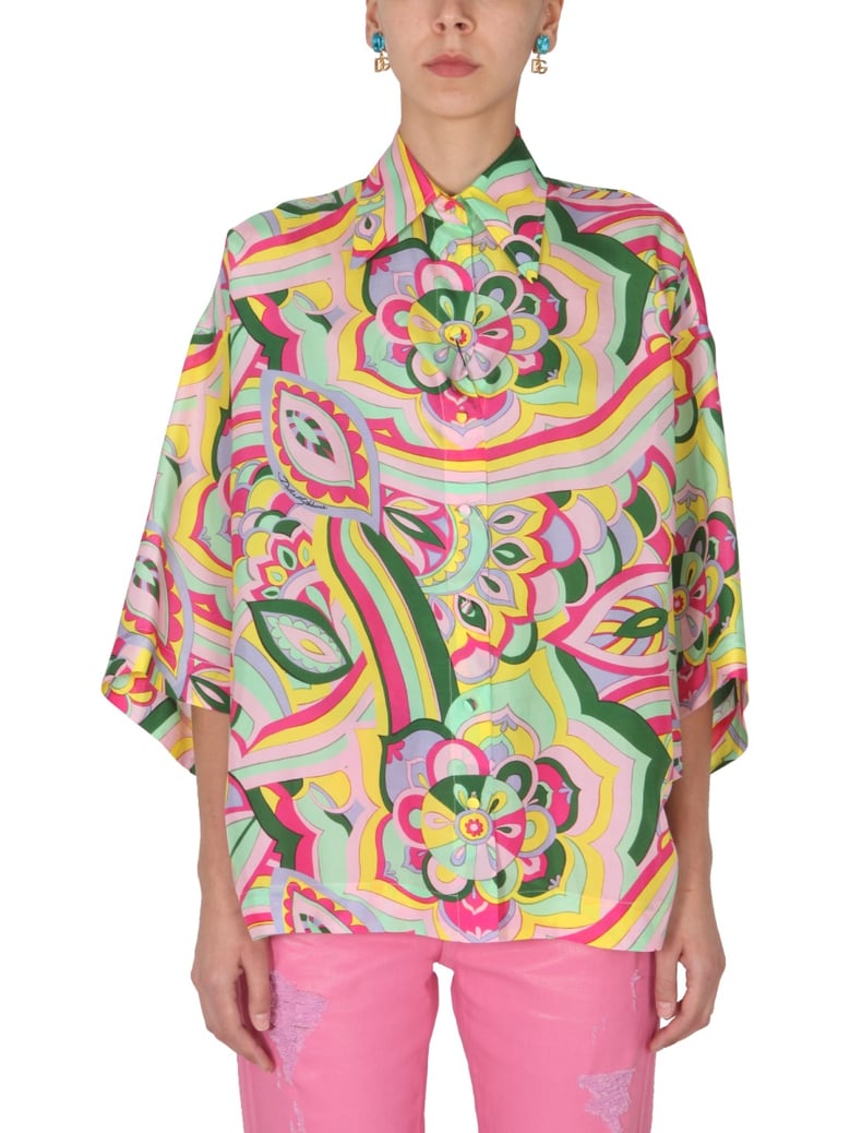 60's print shirt by Selfnex