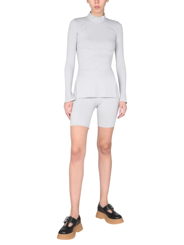 one shoulder jersey t-shirt by Selfnex