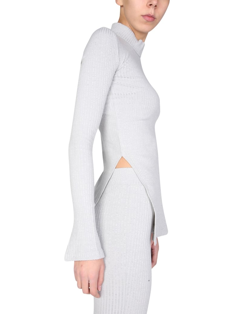 one shoulder jersey t-shirt by Selfnex