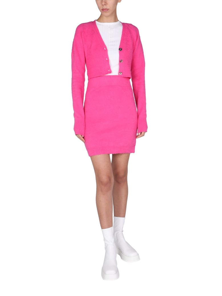 brushed skirt with elastic waist by Selfnex