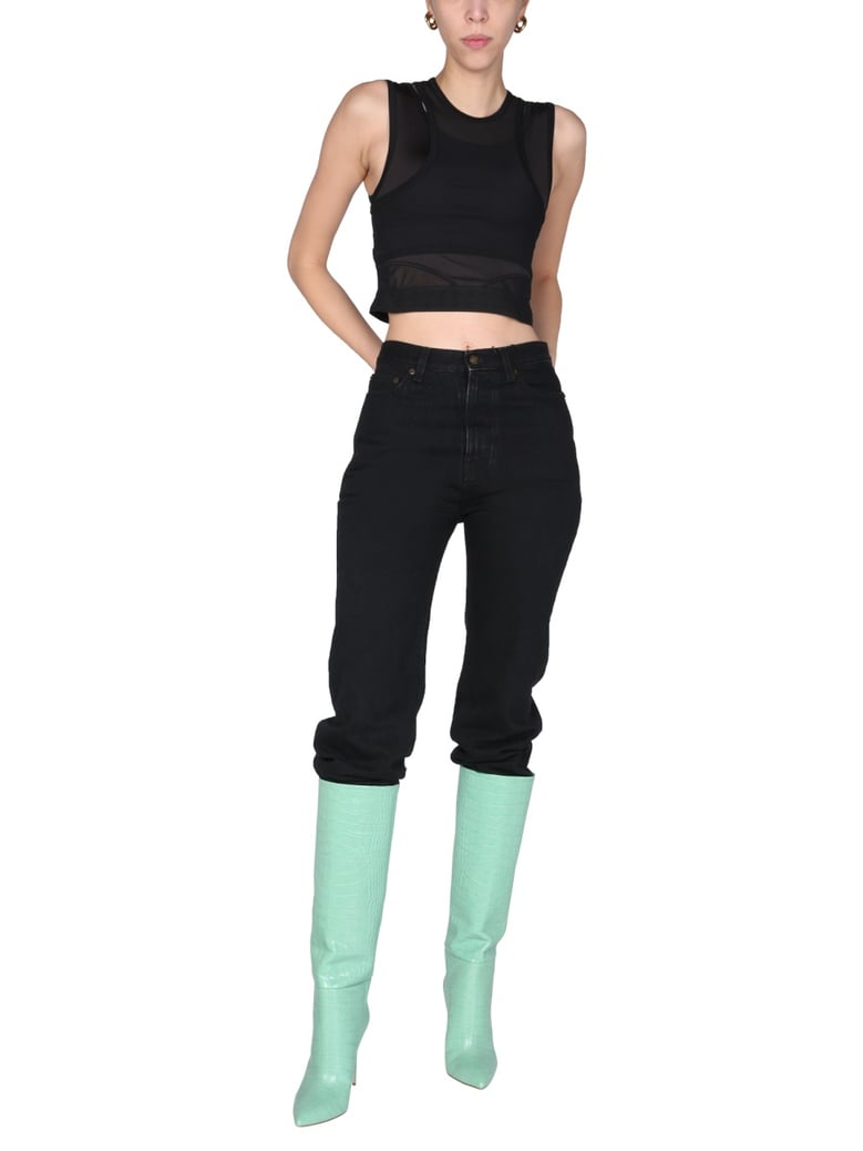 panelled sport top by Selfnex