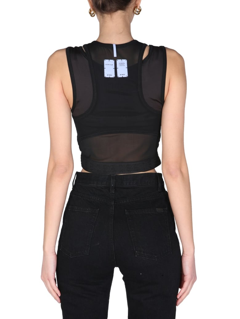 panelled sport top by Selfnex