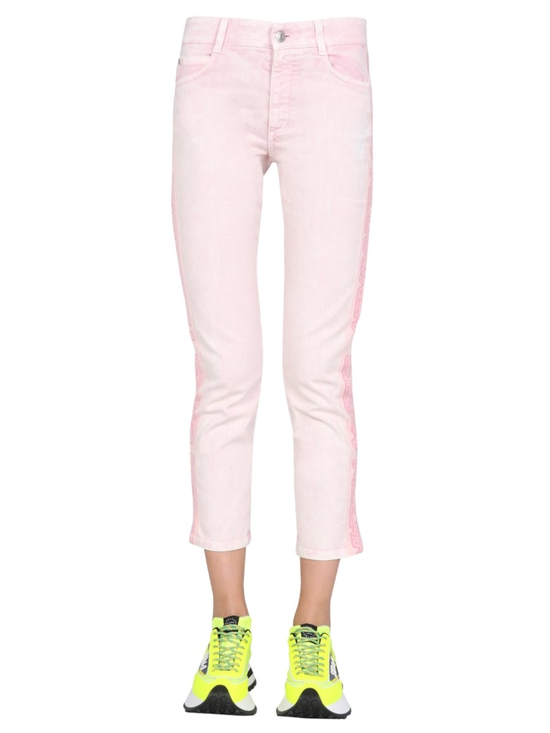 jeans with logo bands by Selfnex