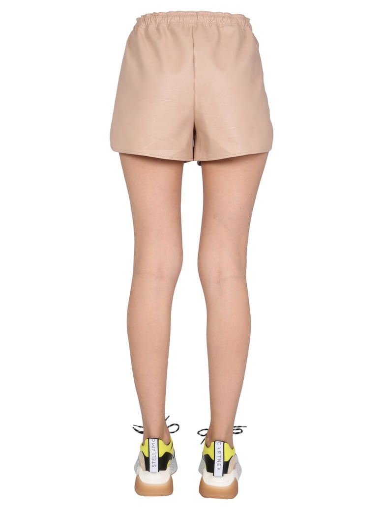 faux leather shorts by Selfnex