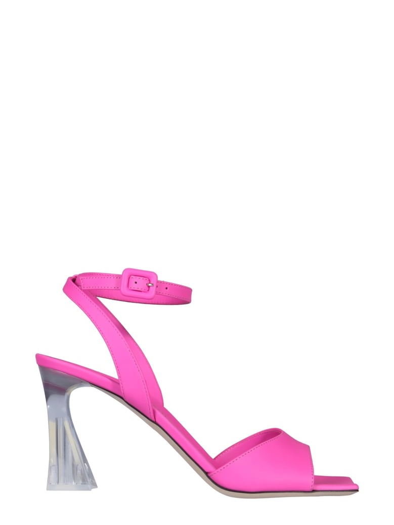 plexi heel sandals by Selfnex