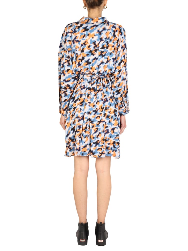blurred flowers dress by Selfnex
