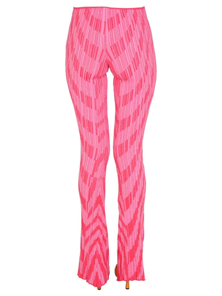 striped pattern pants by Selfnex