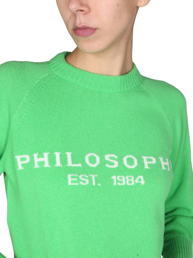 sweater with logo inlay by Selfnex