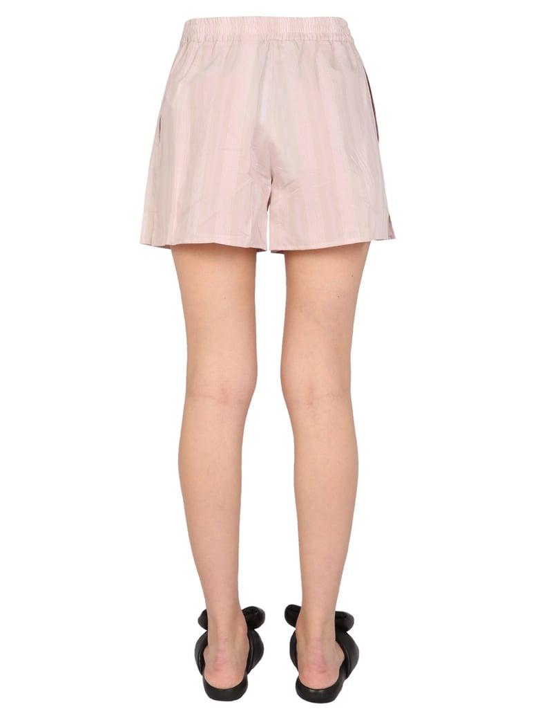 striped pattern shorts by Selfnex