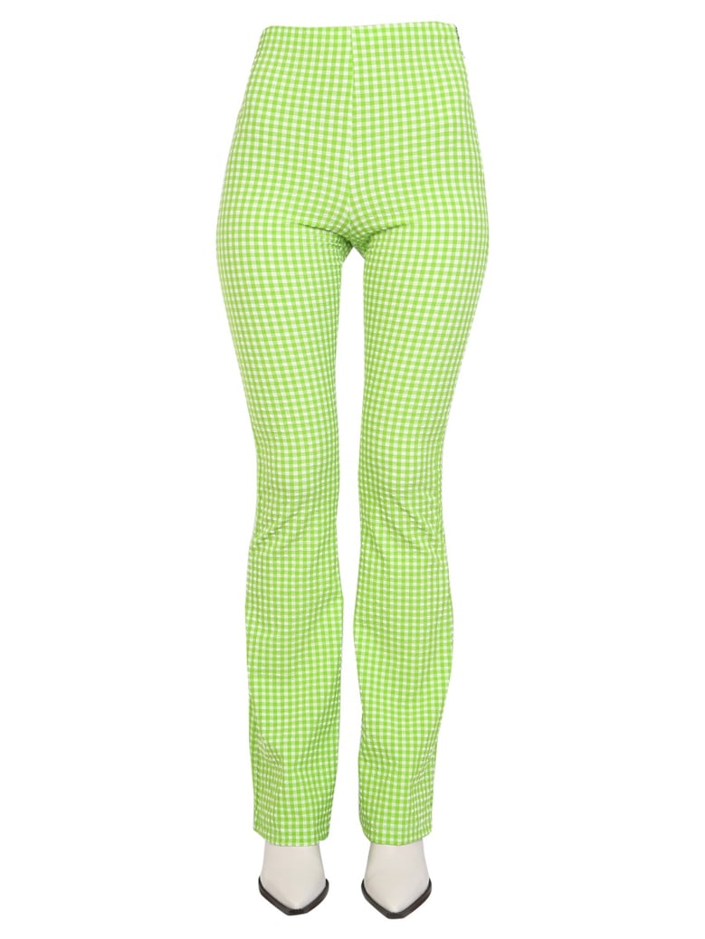 plaid pattern pants by Selfnex