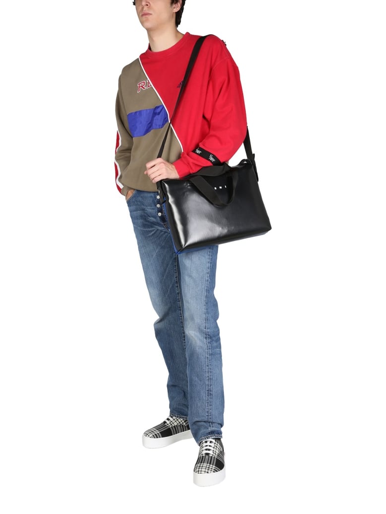hybrid sweatshirt in multicolour by Selfnex