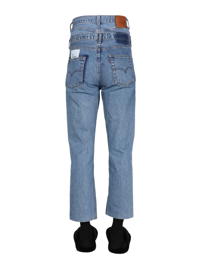 double waist jeans by Selfnex