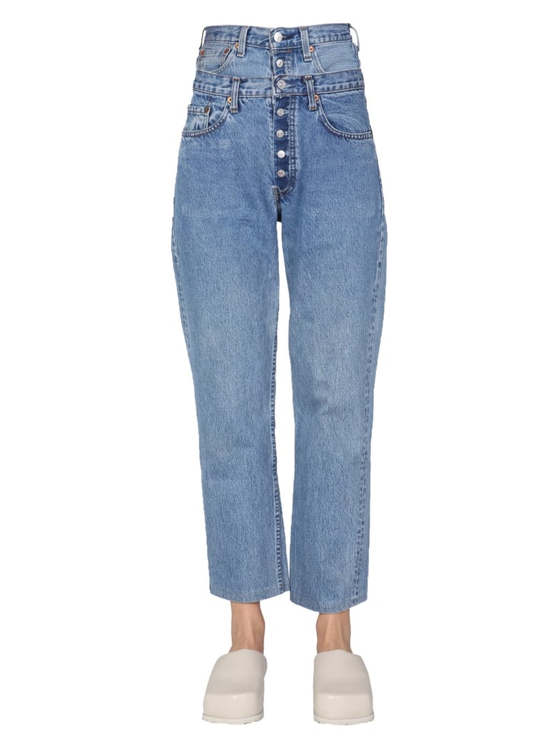 double waist jeans by Selfnex