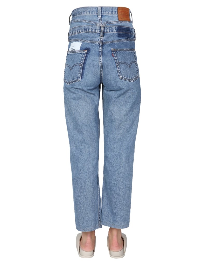 double waist jeans by Selfnex